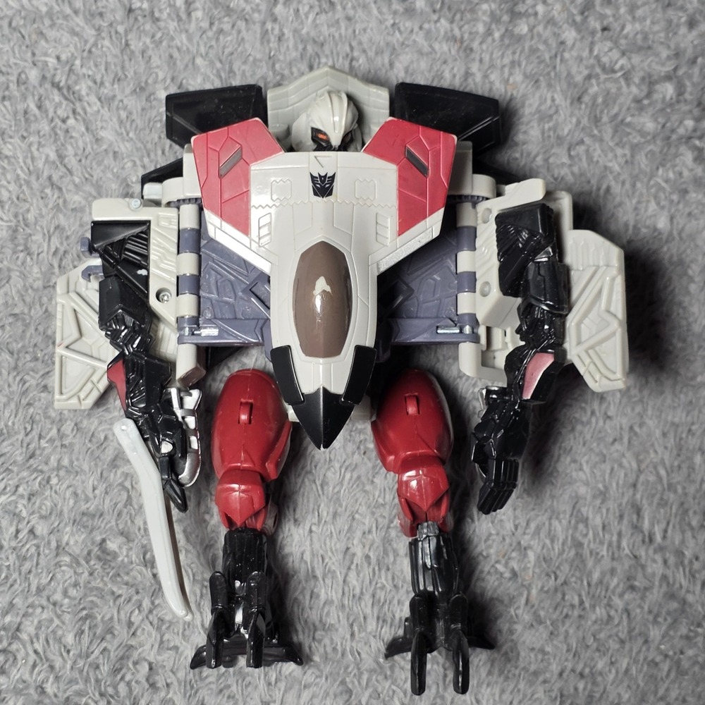 Hasbro Kids 6in Transformers Claw Slash Ramjet Figure Gray Red Fast Action Fig
